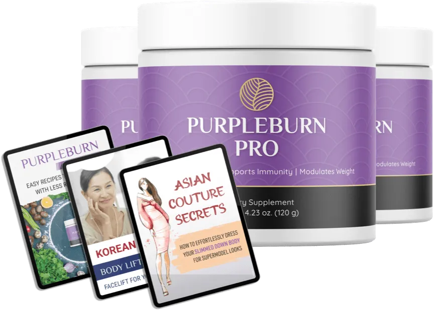Three jars of PurpleBurn Pro — 90-day supply